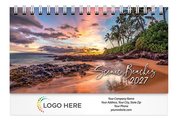 Scenic Beaches Tent Calendar SB2027