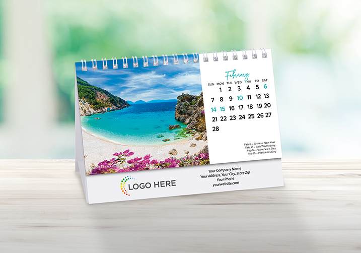 Scenic Beaches Tent Calendar SB2027