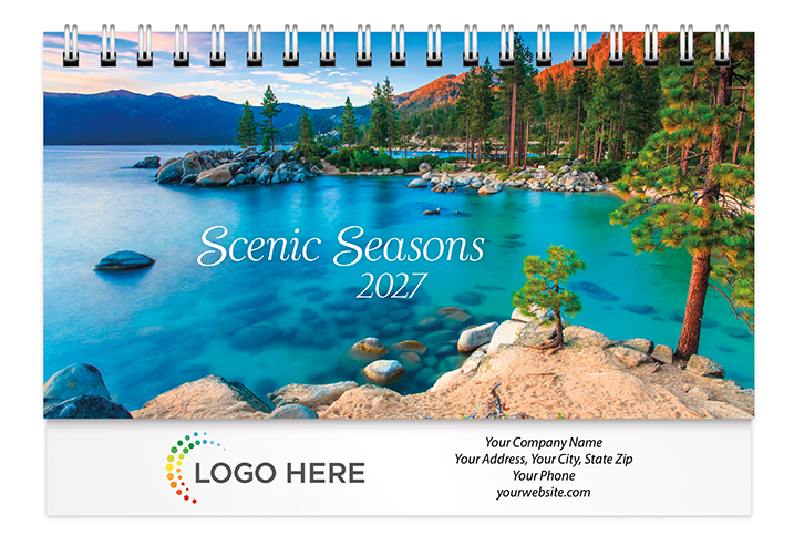 Scenic Seasons Tent Calendar SS2027