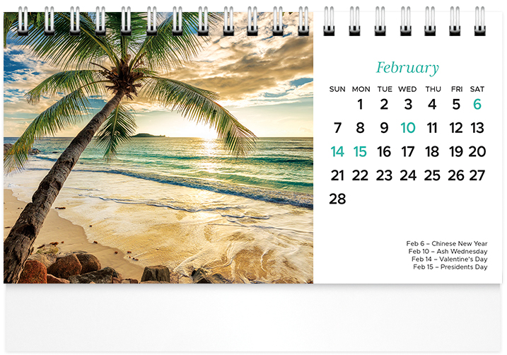 Scenic Seasons Tent Calendar SS2027
