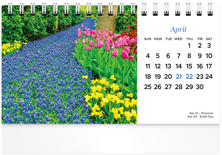 Scenic Seasons Tent Calendar SS2027