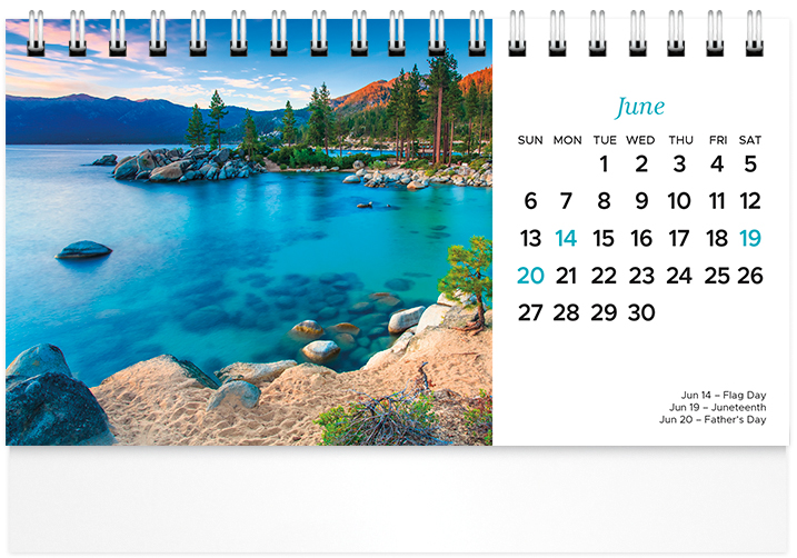 Scenic Seasons Tent Calendar SS2027