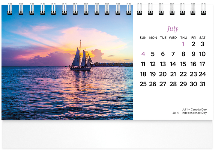 Scenic Seasons Tent Calendar SS2027