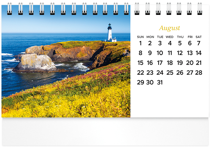 Scenic Seasons Tent Calendar SS2027