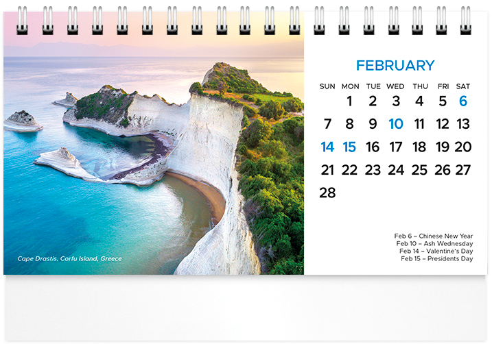 Scenic World Desk Calendar SW2027