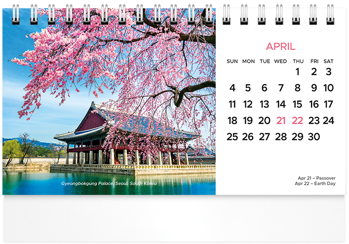 Scenic World Desk Calendar SW2027