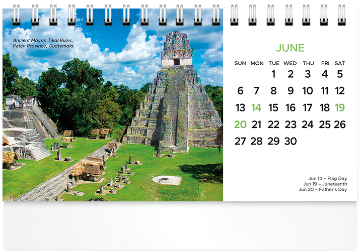 Scenic World Desk Calendar SW2027