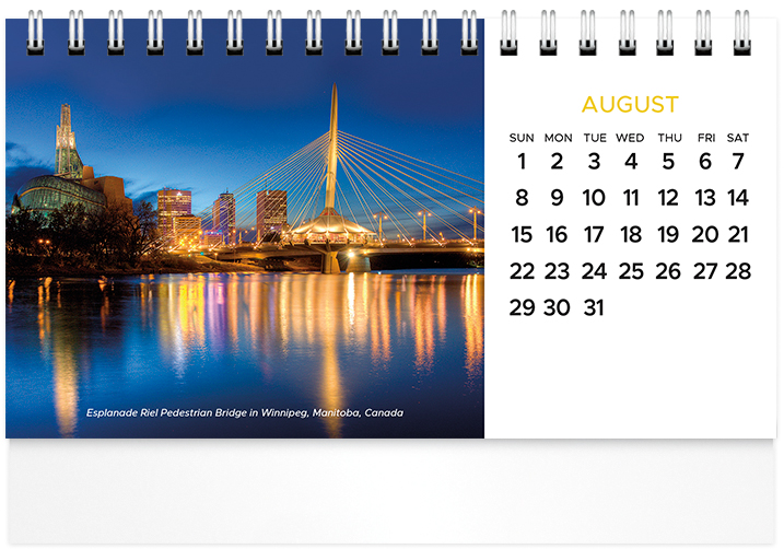 Scenic World Desk Calendar SW2027