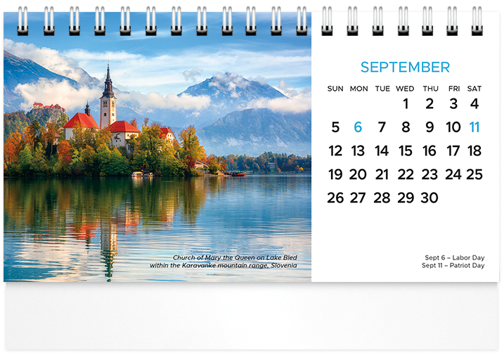 Scenic World Desk Calendar SW2027