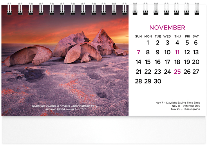Scenic World Desk Calendar SW2027