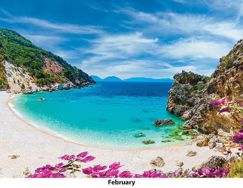 Scenic Beaches Wall Calendar DW27SBP