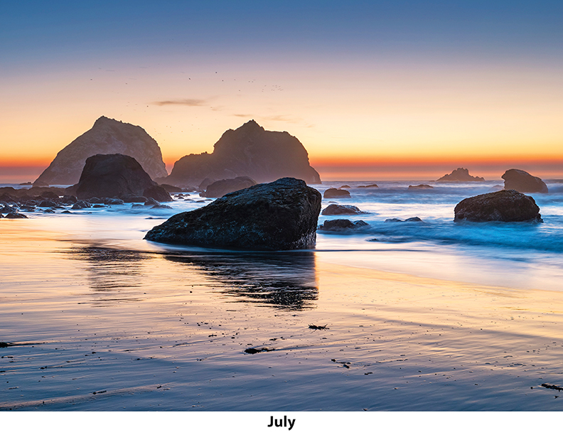Scenic Beaches Wall Calendar DW27SBP