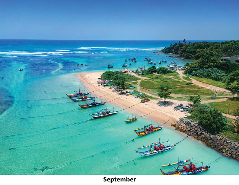 Scenic Beaches Wall Calendar DW27SBP