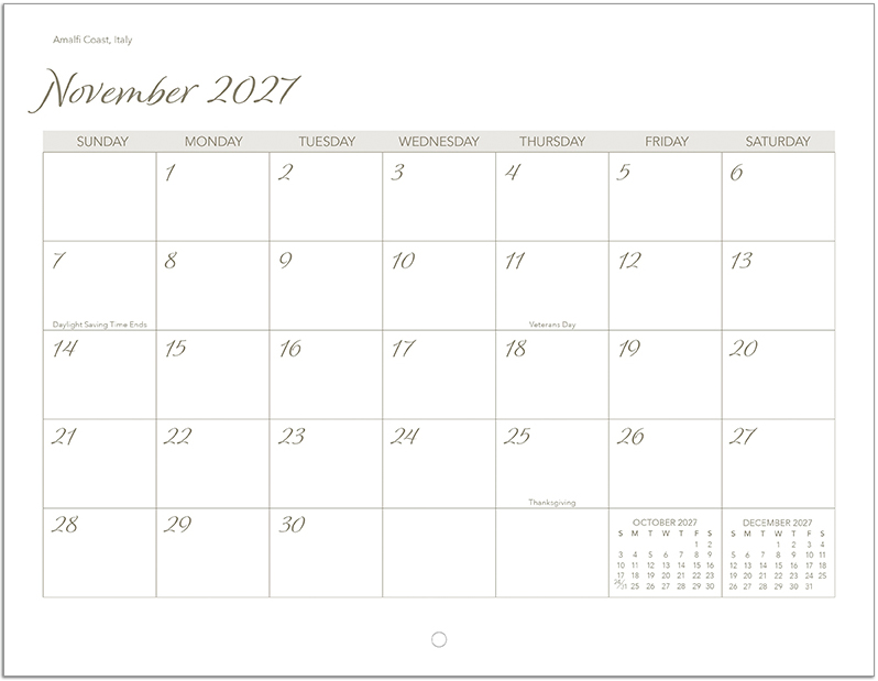 Scenic Beaches Wall Calendar DW27SBP