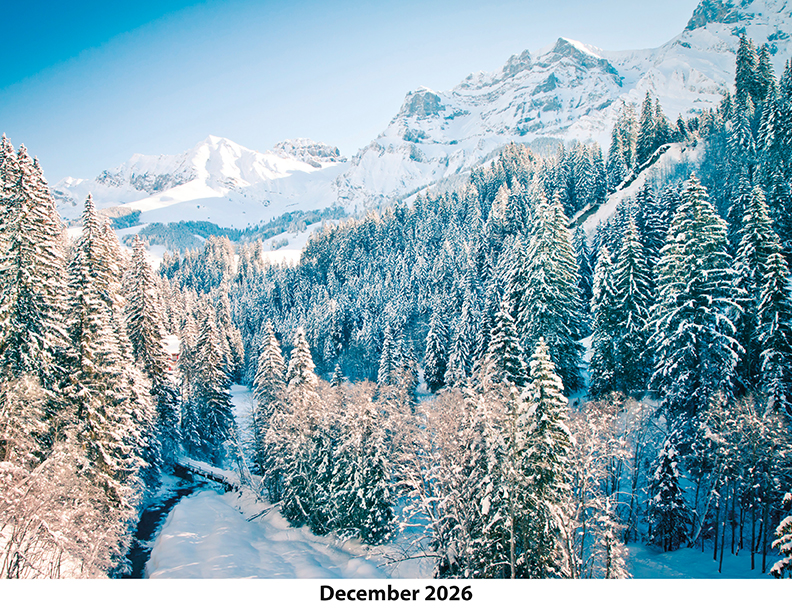 Scenic Seasons Wall Calendar DW27SSP