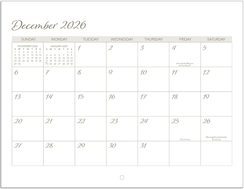 Scenic Seasons Wall Calendar DW27SSP
