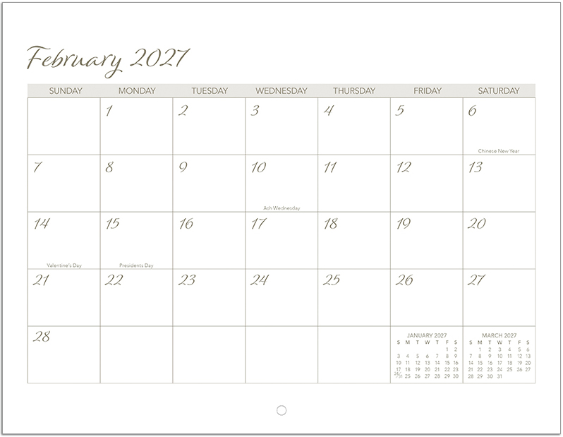 Scenic Seasons Wall Calendar DW27SSP