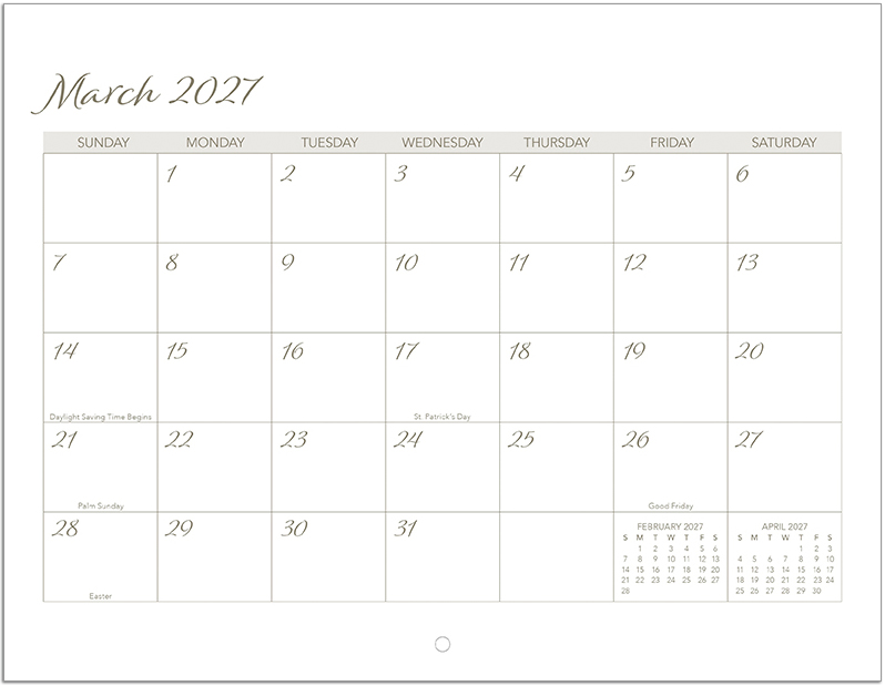 Scenic Seasons Wall Calendar DW27SSP