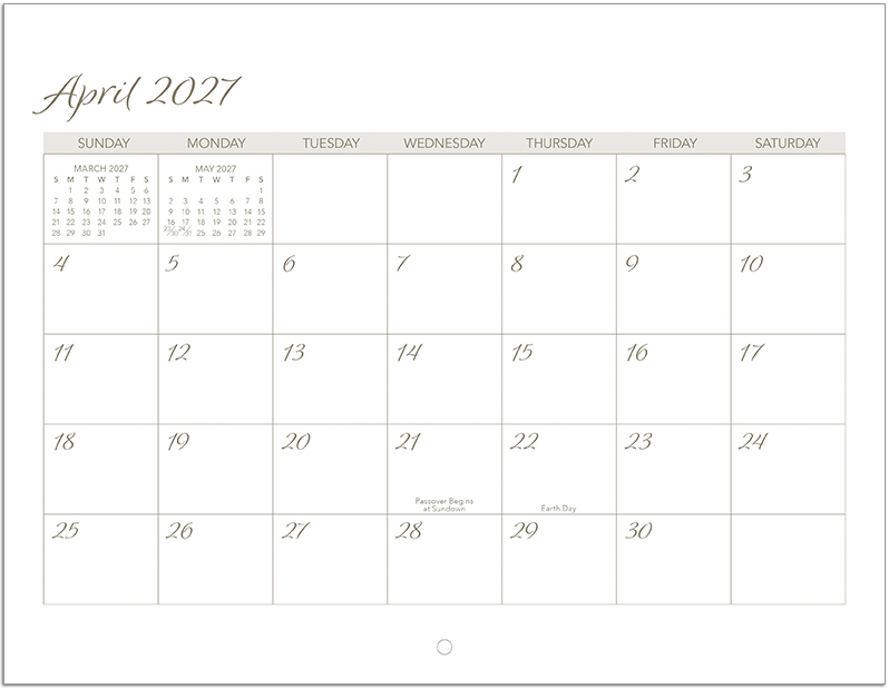 Scenic Seasons Wall Calendar DW27SSP