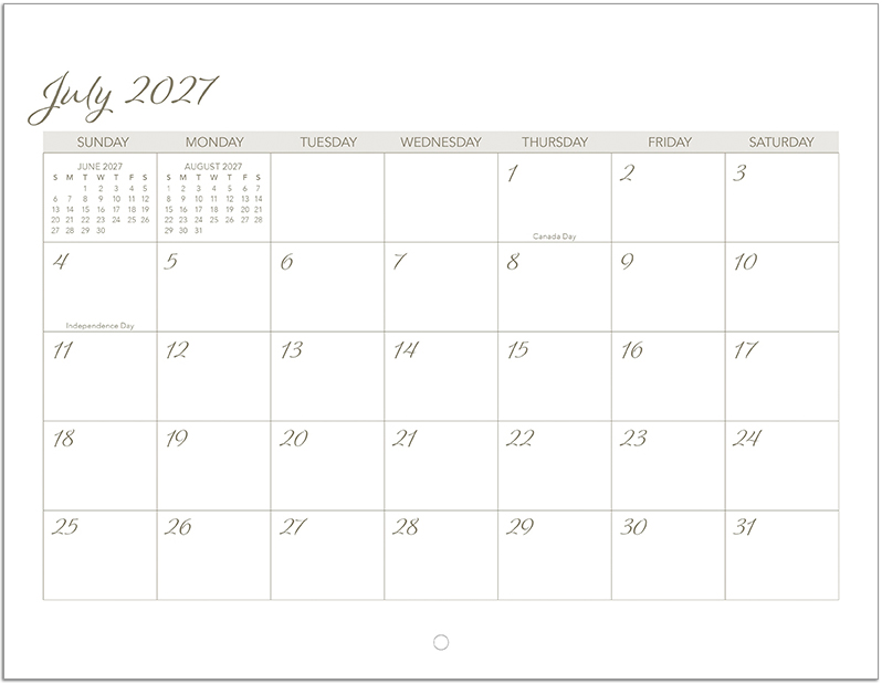 Scenic Seasons Wall Calendar DW27SSP