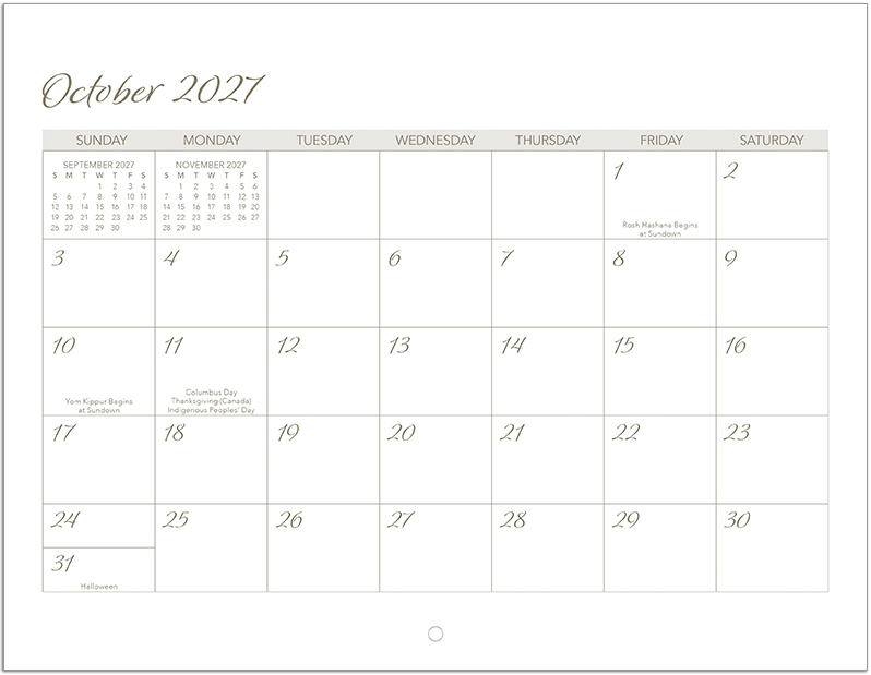 Scenic Seasons Wall Calendar DW27SSP