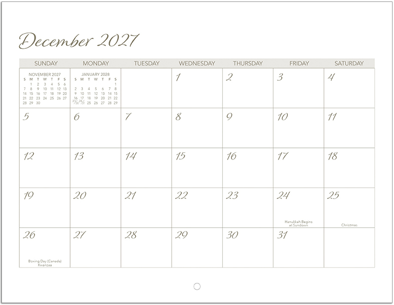 Scenic Seasons Wall Calendar DW27SSP