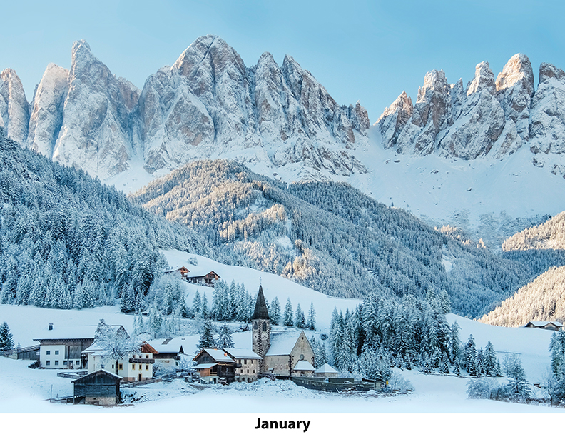 Scenic World Wall Calendar DW27SWP