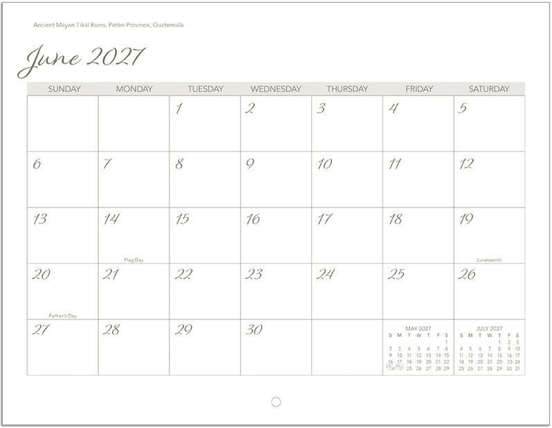 Scenic World Wall Calendar DW27SWP
