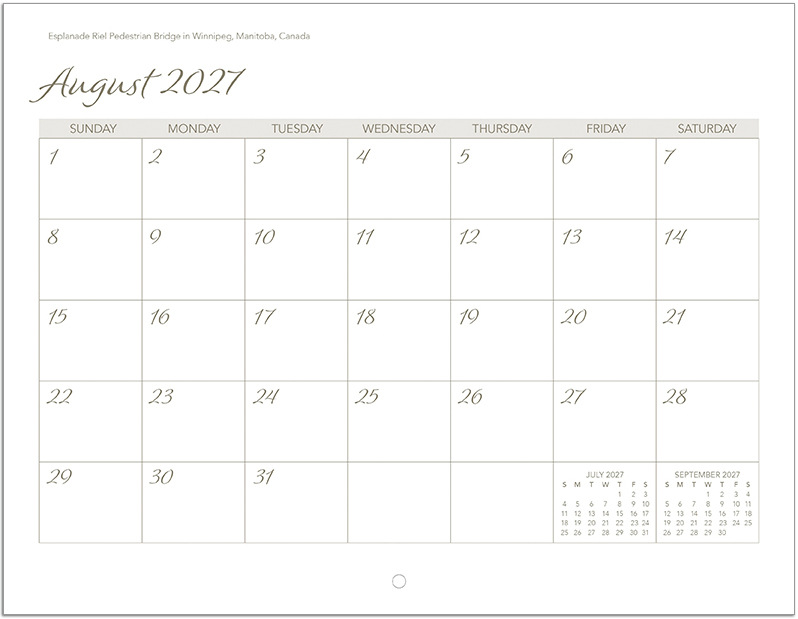 Scenic World Wall Calendar DW27SWP