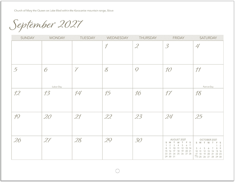 Scenic World Wall Calendar DW27SWP