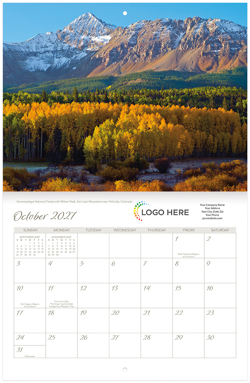 Scenic World Wall Calendar DW27SWP