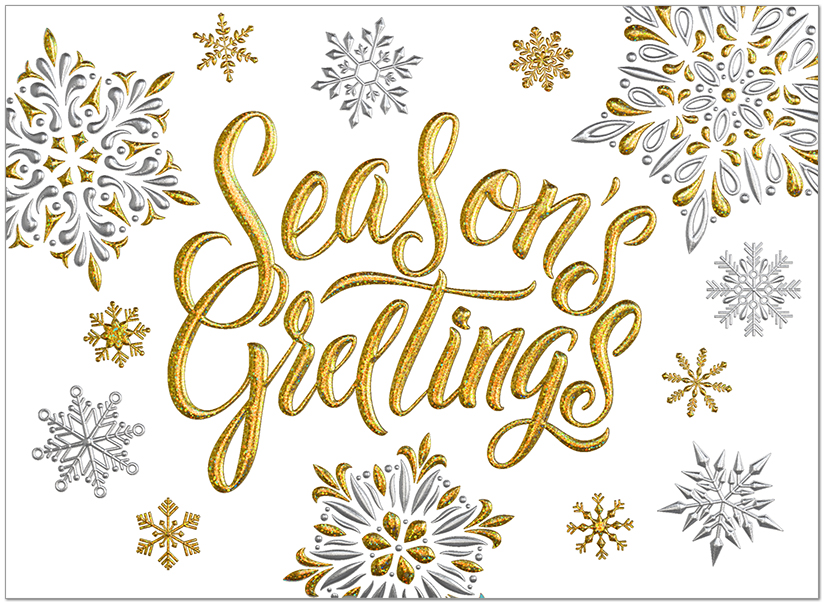 Glitter Snowflakes H3507G-4A