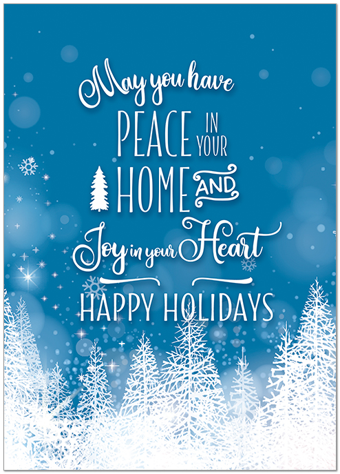 Best wishes this holiday season. Peace in Your Home H3530D-A