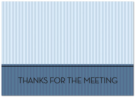 Blue Stripes Notecard D1370D-Y