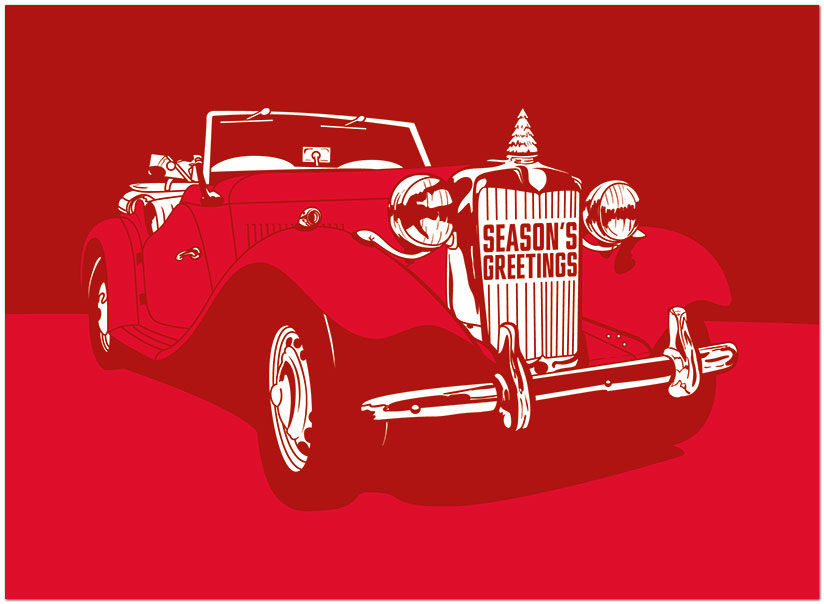 Classic Car Greetings H1311U-A