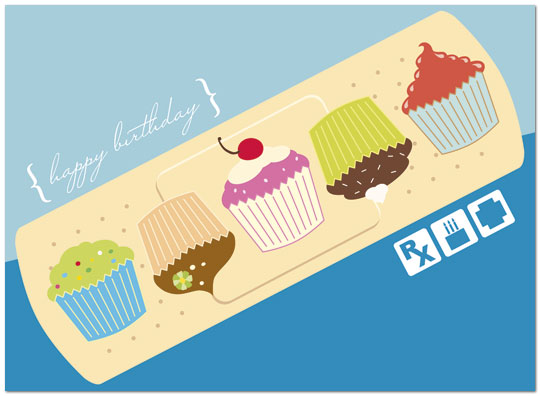 Thinking of you and hoping that you have a carefree birthday. Birthday Bandage Card A2069U-Y