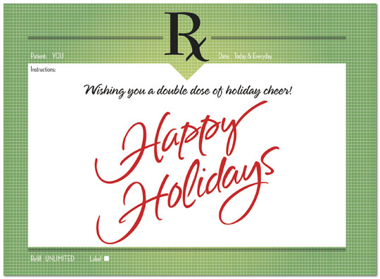 Holiday Rx Card D2217U-A