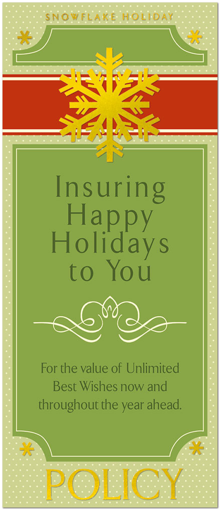 Snowflake Policy Card H3179L-AA