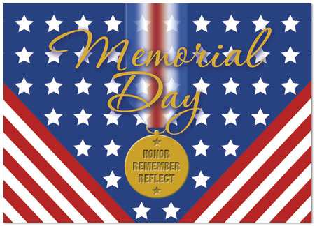 Memorial Day Card D4077D-Y