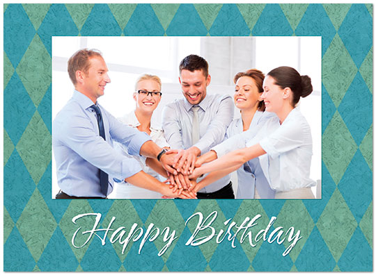 Diamond Photo Birthday Card D4187U-V