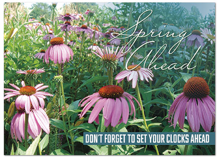 Select a verse or write your own. Spring Ahead Card D5093D-Y