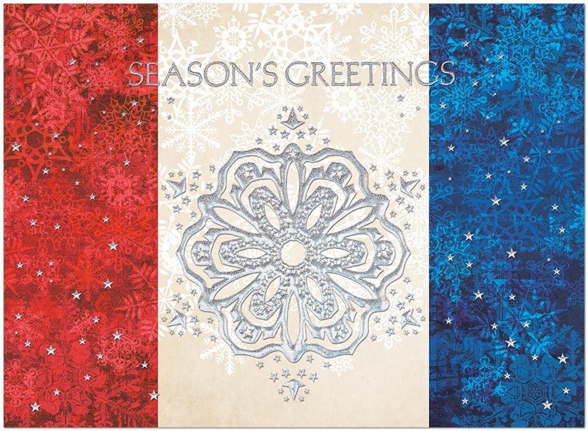 Stars and Stripes Holiday Card H5195U-AA