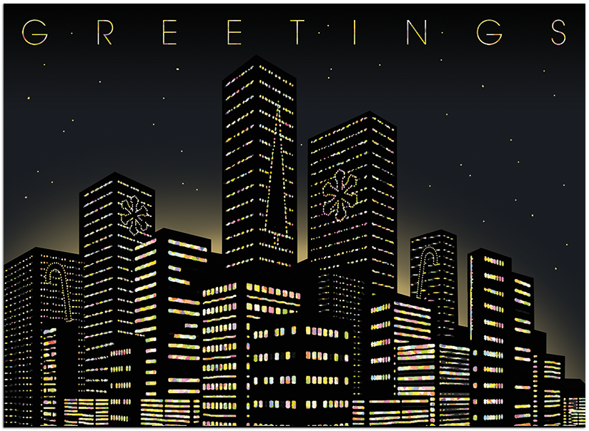 City Greetings Holiday Card H5205U-A
