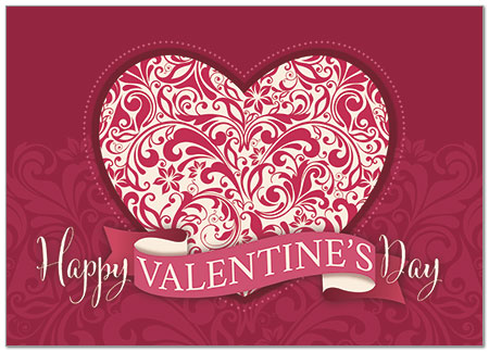 Banner Valentine Card D6044D-Y