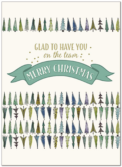 Christmas Team Holiday Card D7214U-A