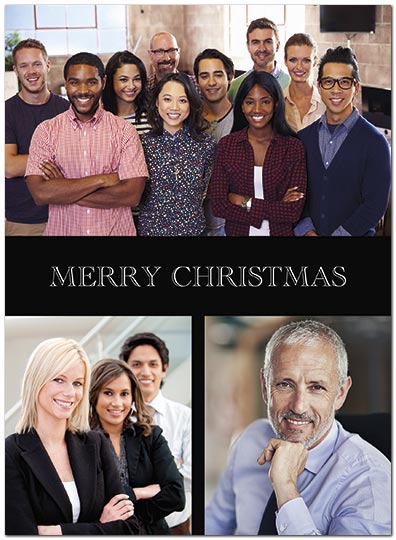 Classic Christmas Photo Card D7193U-4B