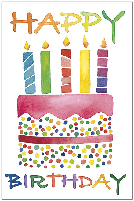 Painted Cake Postcard A7030P-ZZ