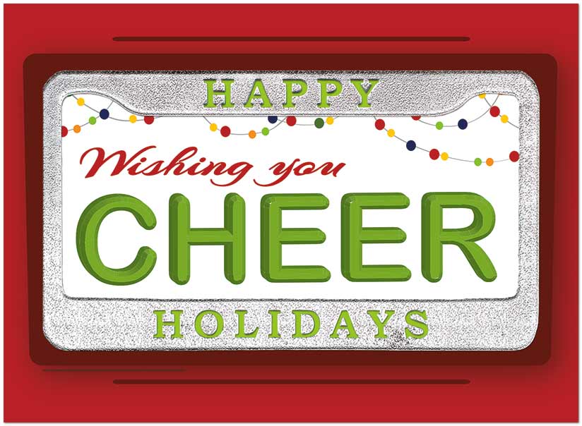 Auto Cheer Holiday Card H7173U-AA
