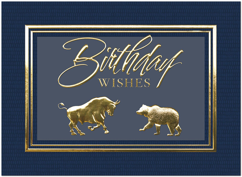 Financial Birthday Card A8018U-X
