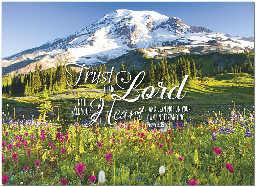 Inspirational Mountain Birthday Card A8021U-Y